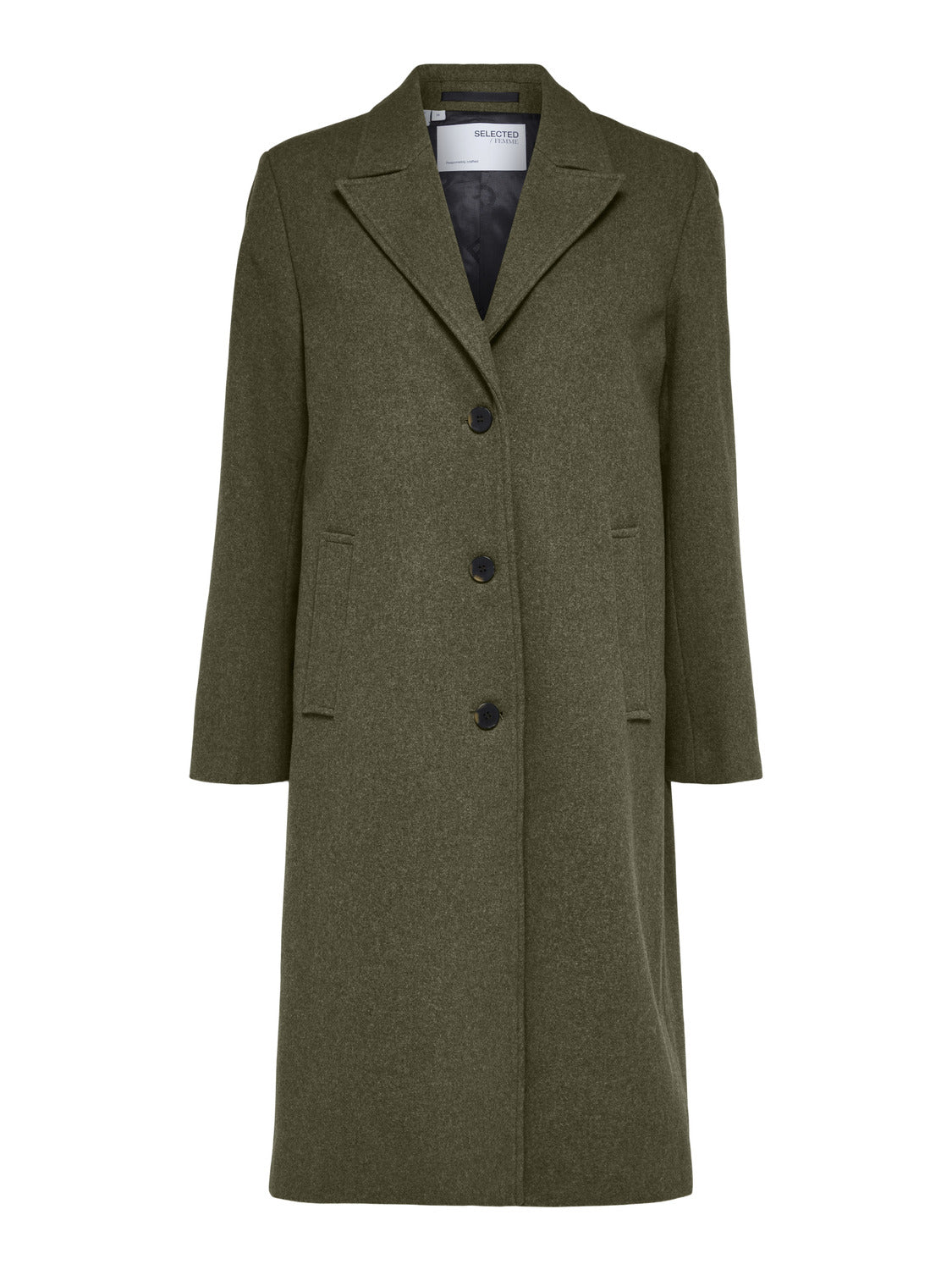 SLFALMA Coat - Ivy Green